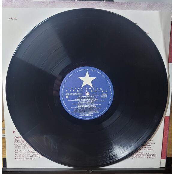 Neil Young "Hawks And Doves" 1980 Reprise (HS2297) Mint - Picture 5 of 7